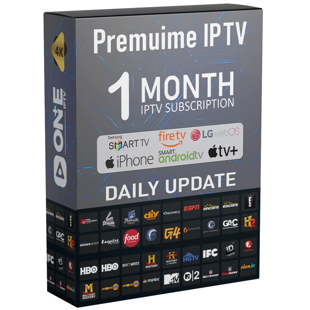 1 Month IPTV Subscription