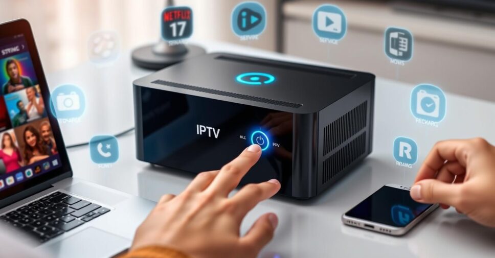 how to recharge iptv box online