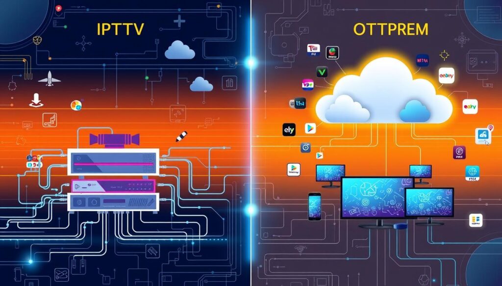 IPTV vs OTT architecture